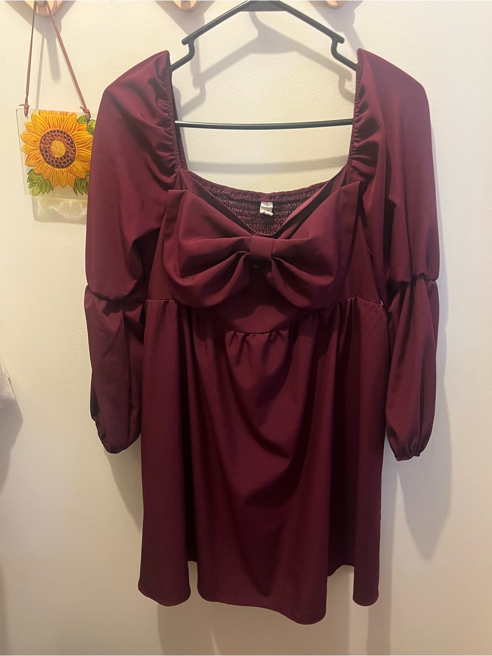 Bow mini dress